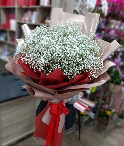 Букет цветов из: Гипсофила в Лазаревское