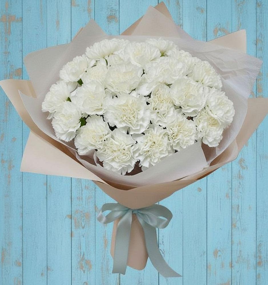 Букет цветов из: Гвоздики в Лазаревское