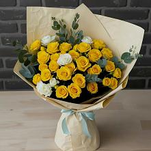 Букет цветов из:  Розы #REPLACE_PRED# Лазаревское