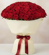 Букет 101 Красная роза Милано #REPLACE_PRED# Лазаревское