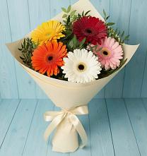Букет цветов из:  Герберы в Лазаревское