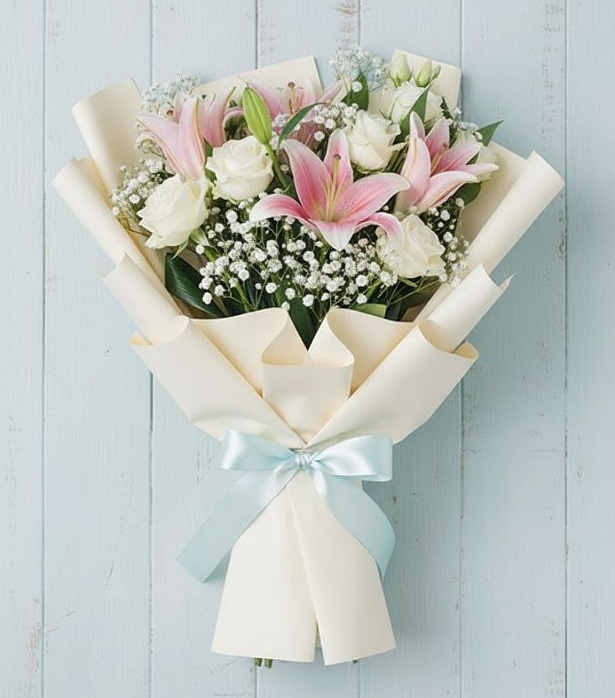 Букет цветов из: Лилии в Лазаревское