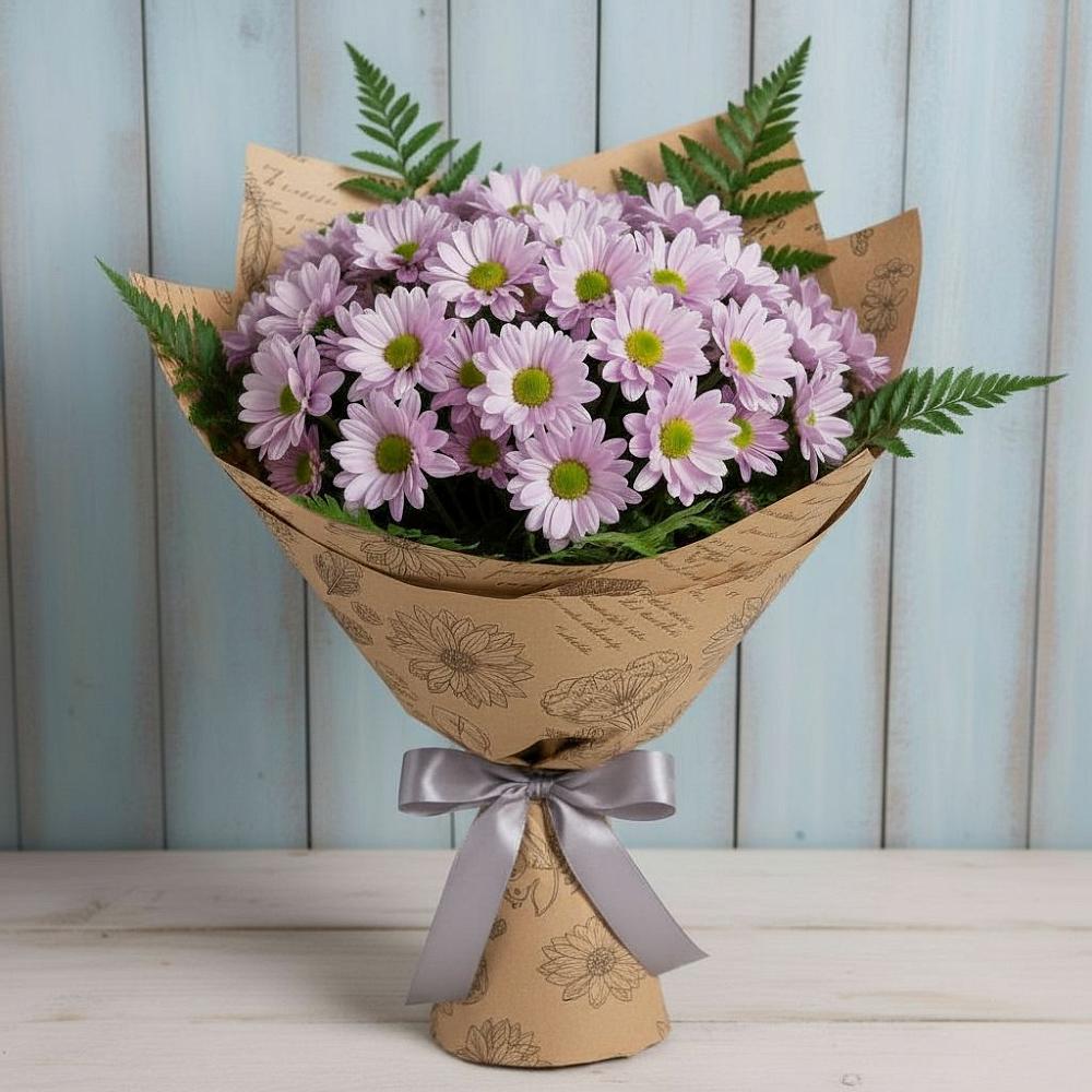 Букет цветов из: Хризантемы в Лазаревское