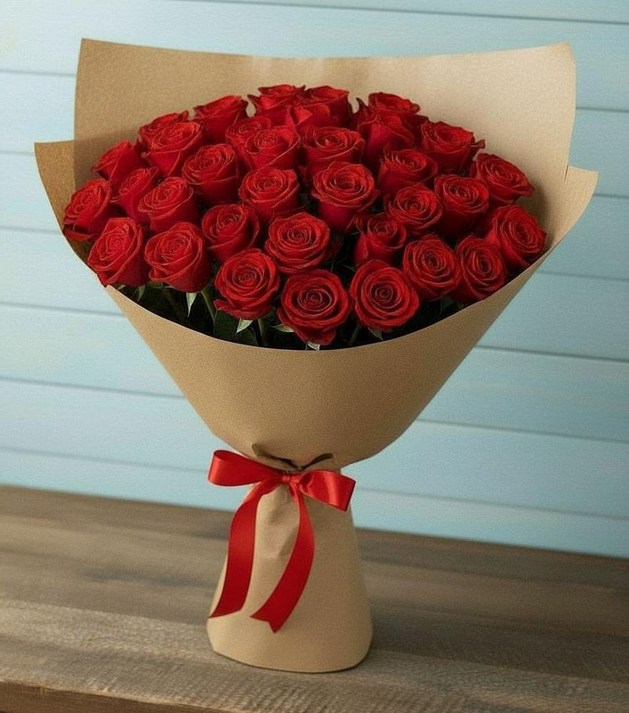 Букет Красные розы Милано в Лазаревское