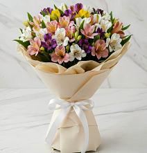 Букет цветов из:  Альстромерии #REPLACE_PRED# Лазаревское