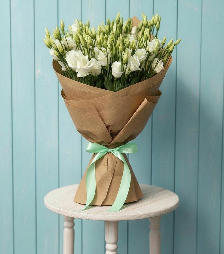 Букет цветов из: Лизиантусы в Лазаревское