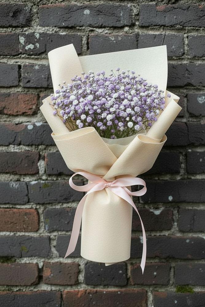 Букет цветов из: Гипсофила в Лазаревское