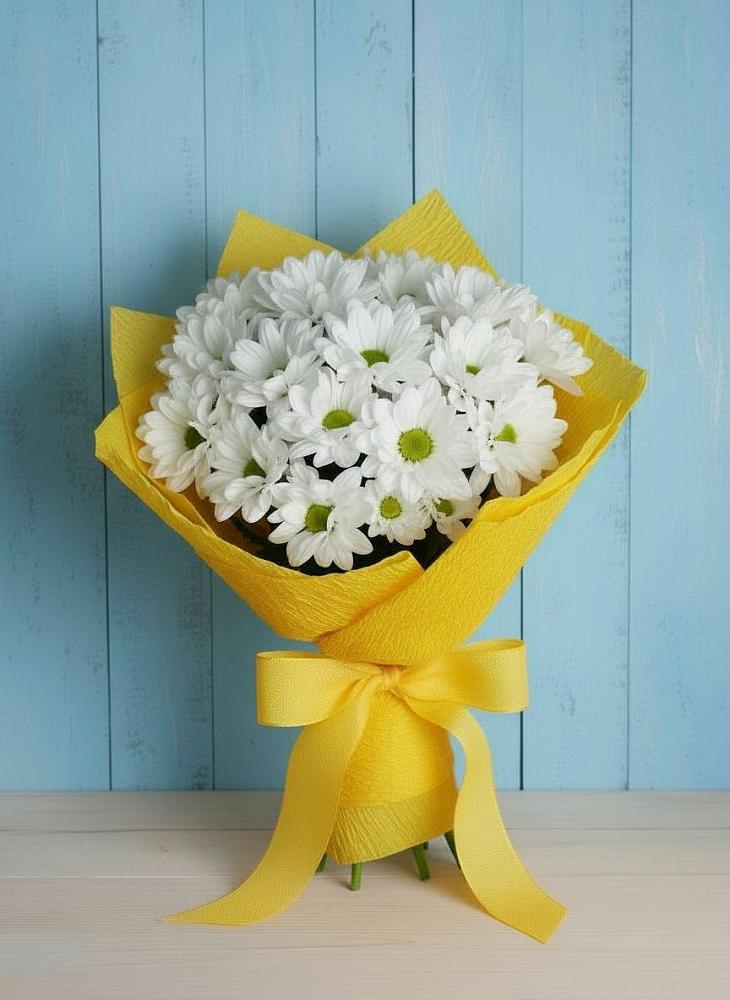 Букет цветов из: Хризантемы в Лазаревское