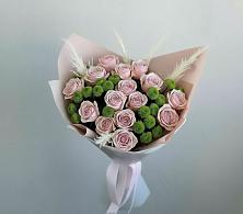 Букет цветов из:  Розы и Хризантемы #REPLACE_PRED# Лазаревское