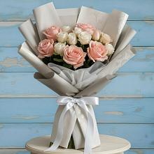 Букет цветов из:  Розы #REPLACE_PRED# Лазаревское