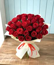 Букет 29 Красных роз в Лазаревское