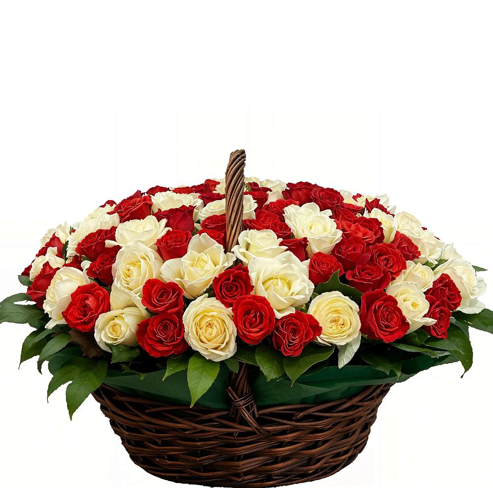 Премиум букет из: Розы в Лазаревское