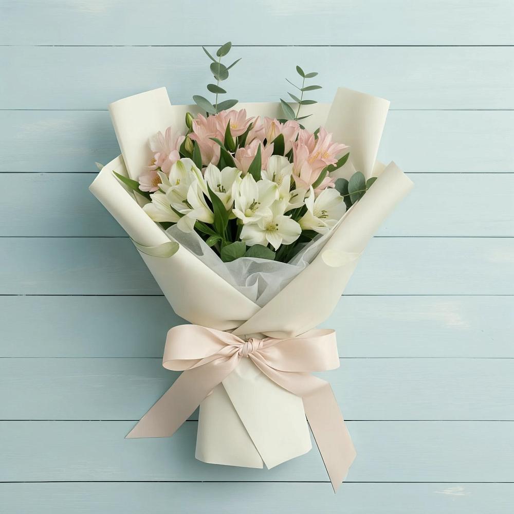 Букет цветов из: Альстромерии в Лазаревское