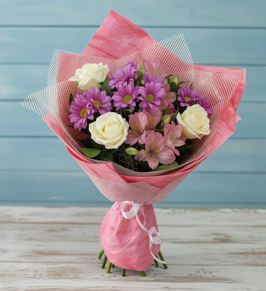 Букет цветов из: Герберы в Лазаревское